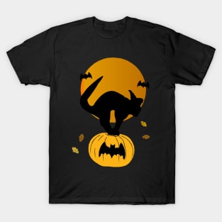 Black Cat for Halloween T-Shirt